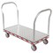 Vestil Aluminum Treadplate Platform Truck Dual Handle 24 x 48 ATP-C-2448-2HDL - alternate 1
